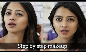 Under Rs 150 : Beginners  Glam Holiday Make-up Look || #BudgetBeauty