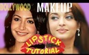 Bollywood Lipstick Tutorial for Fuller Looking Lips (Makeup) Like Anushka Sharma &  Aishwarya Rai