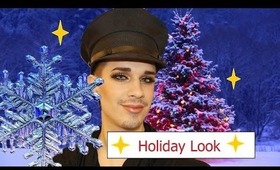 Gold Glitter Holiday Look - Tutorial