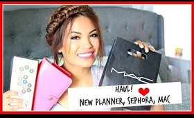 Haul!: Sephora, WebsterPages Planner, Ulta, and MAC!