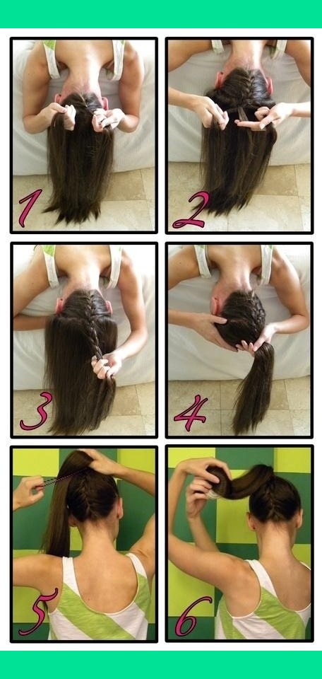 Как заплести косу с тресами