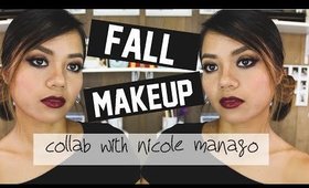 Dark Vampy Fall Makeup (Collaboration with Nicole Manago)