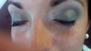 This is one of the ladies that I did for a 21st birthday party,had to do a close up of her eyes!