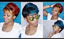 Summer Sixteen Freetress Equal ELECTRA - Flame & OT Marine (2 colors)Wig Review  | SNGHair