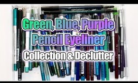 Colorful Pencil Eyeliner Collection & Declutter