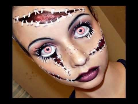 Creepy Doll Makeup Tutorial for Halloween
