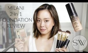 Milani 2 in 1 Foundation Review + full face first impression