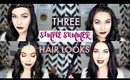 3 Simple Summer Hair Looks | Festival Inspired!