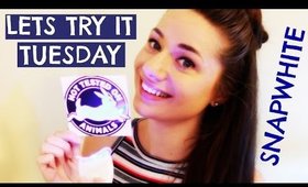 Trying a Vegan Teeth Whitening Kit (Snapwhite)