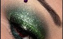 Kenya Michaels Inspired Green Glitter Eyes!!!