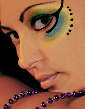 This was done at least 5 years ago, pretty random, I had only some eye shadow and eye liner. I've definitely come far!
