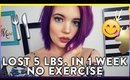 Losing 5 Pounds In 1 Week Without Exercise (What I Ate)
