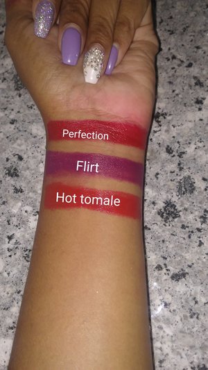 swatches from a indie brand @bloomingdiva