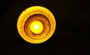 DIY Glitter GLOW Light Up Jar /Bowl Lantern for Night
