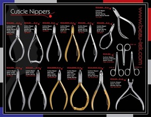 Manufacturers and Exporters of All kinds of Cuticle Nipper, Cuticle Nipper Box Joint, Cuticle Nipper Lap Joint, Cuticle Nipper Single Spring, Cuticle Nipper Double Spring, Cuticle Nipper Back Locked, Scissor Handle Nipper, 