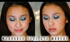 Wearable Teal Eye Makeup Tutorial