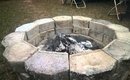 Trial run on the fire pit