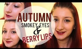 Autumn Smokey Eyes & Berry Lips Makeup