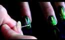 Weed Leaf nail Art Tutorial (HD)
