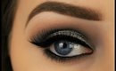 Metallic Grey Smokey Eye | Night Out Makeup