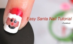 Simple Santa Nail Tutorial