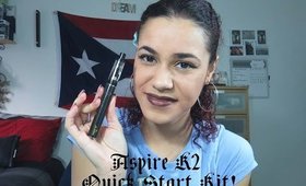 Aspire K2 Quick Start Kit Review! GREAT FOR BUSY MOMS AND BEGINNERS!