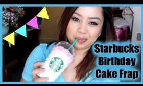 STARBUCKS BIRTHDAY FRAPPUCCINO CAKE #GraceBites Ep 8| Grace Go