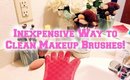 Inexpensive Way to Clean Makeup Brushes!!