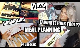 VLOG: TIDYING UP, FAVORITE HAIR TOOL, MEAL PLANNING