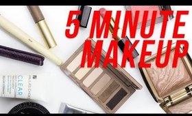 Five Minute Fresh Faced Makeup Tutorial | VANITYROUGE