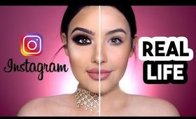 INSTAGRAM VS. EVERYDAY REAL LIFE MAKEUP