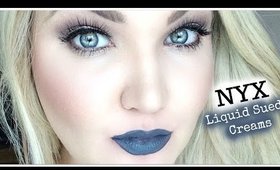 NYX LIQUID SUEDE CREAMS | LIP SWATCHES