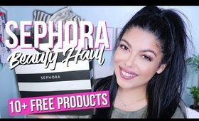 SEPHORA BEAUTY HAUL 2018 | MAKEUP SKINCARE PERFUME + VIB BEAUTY INSIDER FREE PRODUCTS | SCCASTANEDA