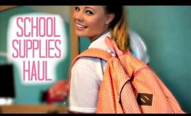 School Supplies Haul 2014 + GIVEAWAY