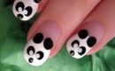 Cute & Easy Panda Nail Art