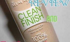 Rimmel Clean Finish Foundation Review/ Follow Me Around