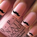 O.P.I. Light pink mustache 