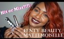 Fenty Beauty Mattemoiselle Lipsticks | TRY-ON & HONEST REVIEW