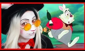 White Rabbit Makeup Tutorial (Easy Halloween Costume)