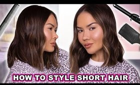 HOW TO STYLE SHORT HAIR - EASY | Maryam Maquillage