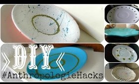 »DIY« Trinket Dishes {Anthropologie Inspired #AnthropologieHacks} | Loveli Channel