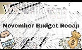 November Budget Recap//Closing Out My Budget