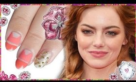 Emma Stone Met Gala 2014 ❤ Inspired Nails