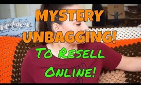 Mystery Unbagging for Poshmark and Ebay & What We are Selling from our Home on Ebay!