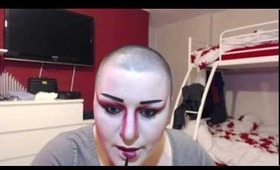 Halloween Make up : Geisha inspired look