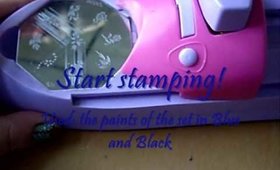 (NAPM)DIY Colours Printing Machine Demo: Stamping a cute Rose