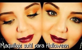 Maquillaje sutil para Halloween | Krisindasky*