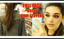 FULL FACE USING TESTERS Doing My Makeup In Boots