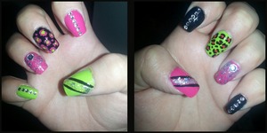 My perfectly imperfect nails :)) <3