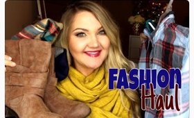 ★ FALL/WINTER FASHION HAUL | SCARVES, BOOTS, PLAIDS, JEANS★